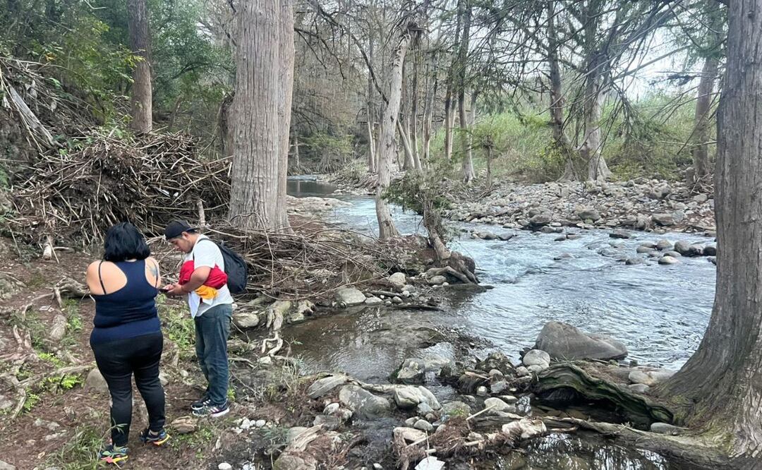 Joven muere ahogado en el Río Ramos, Nuevo León; paseaba con su familia en un paraje turístico. Foto: Marcela Perales