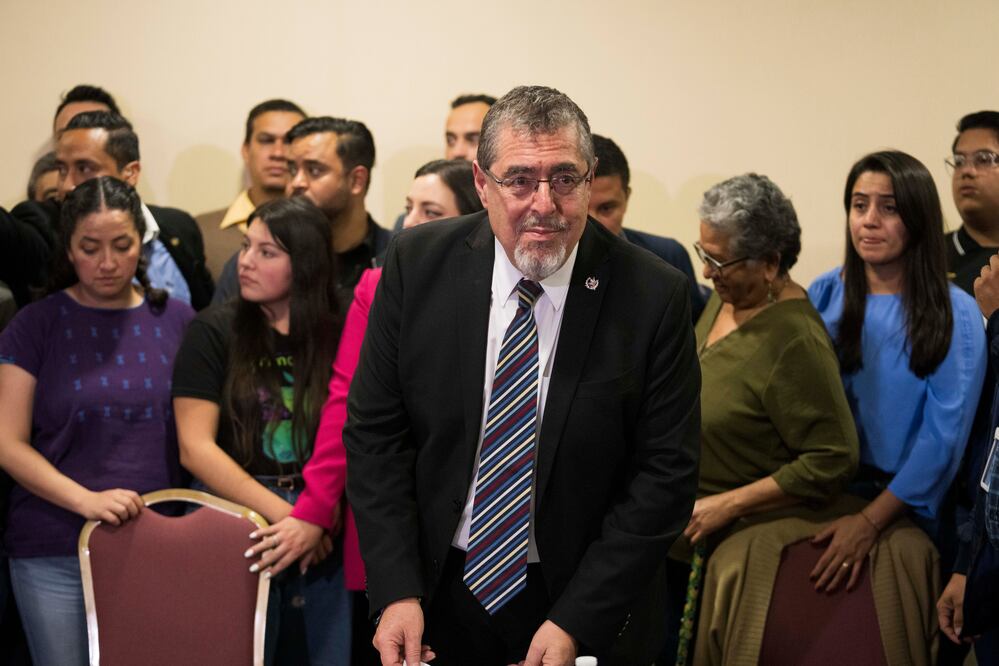 Bernardo Arévalo, presidente de Guatemala. Foto: AP