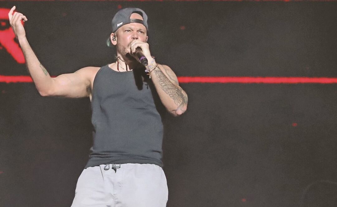 Residente criticó a EU y a la industria musical, lo que desató la euforia. (FOTO: NADYA MURILLO Y ARIEL OJEDA. EL UNIVERSAL)