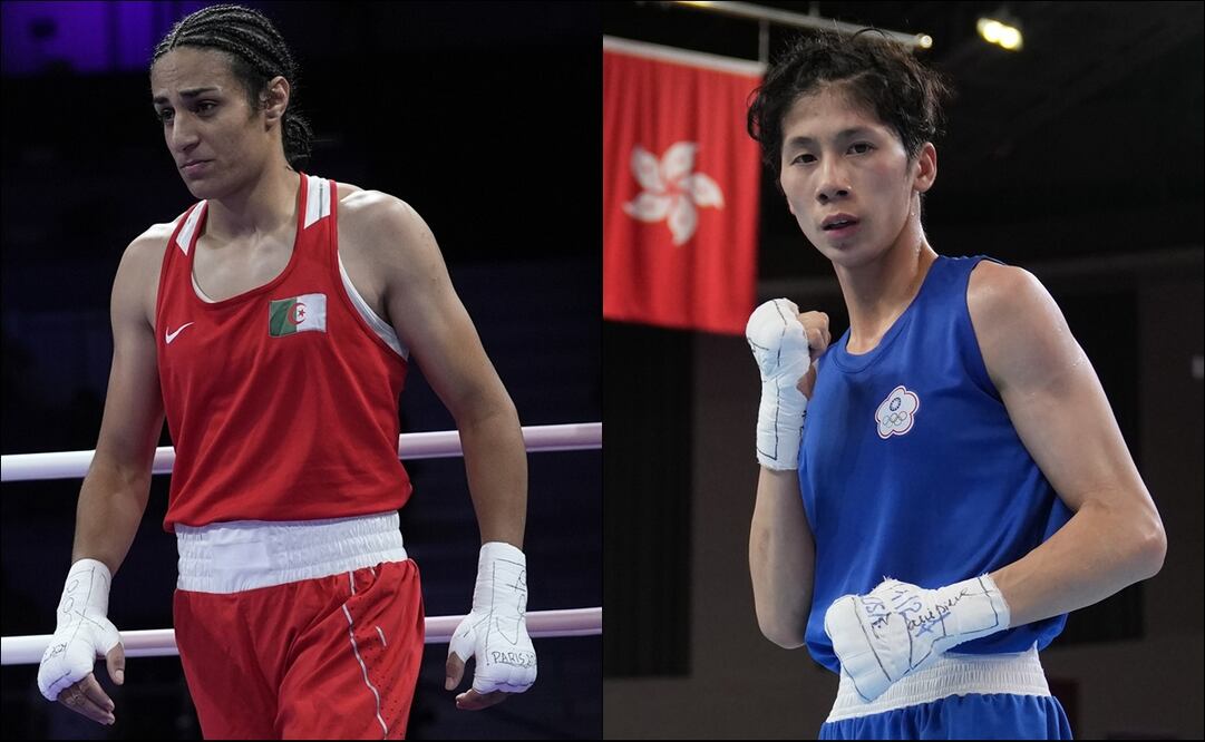 La argelina Imane Khelif y la taiwanesa Yu Ting Lin, causan polémica en París 2024. FOTOS: Agencias