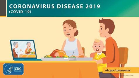 Recomiendan un Día de Acción de Gracias virtual o con cubrebocas