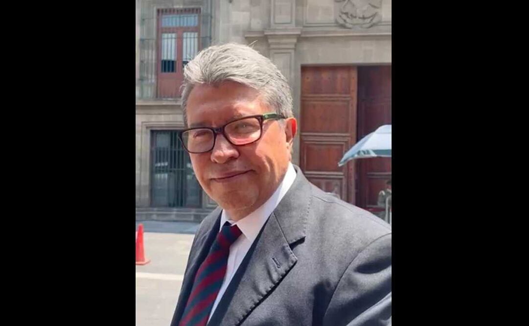 La visita de senador Monreal Ávila duró aproximadamente 15 minutos. Foto: Alberto Morales/EL UNIVERSAL