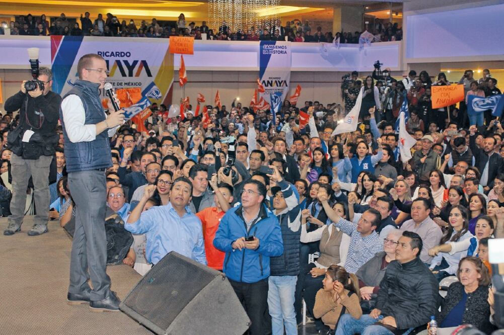 El precandidato presidencial Ricardo Anaya asegura que el PAN y su coalición gobiernan bien, pero ojalá pudiera decir lo mismo del PRI. (OMAR CONTRERAS. EL UNIVERSAL)