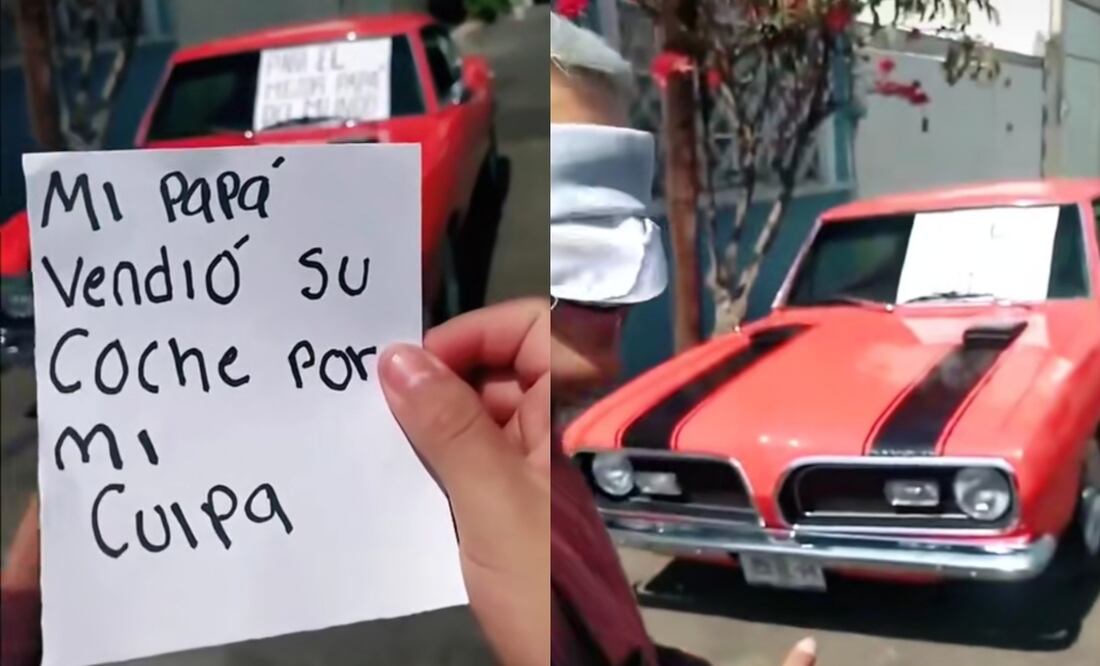 El modelo clásico barracuda 69 tuvo varios momentos inolvidables para papá e hijo. Foto: Facebook @carroqhatu