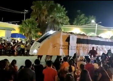 Pueblo del sureste se ha apropiado del Tren Maya, afirma AMLO