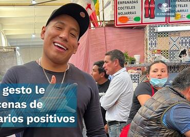 Influencer compra zapatería completa y regala mercancía a niños de escasos recursos