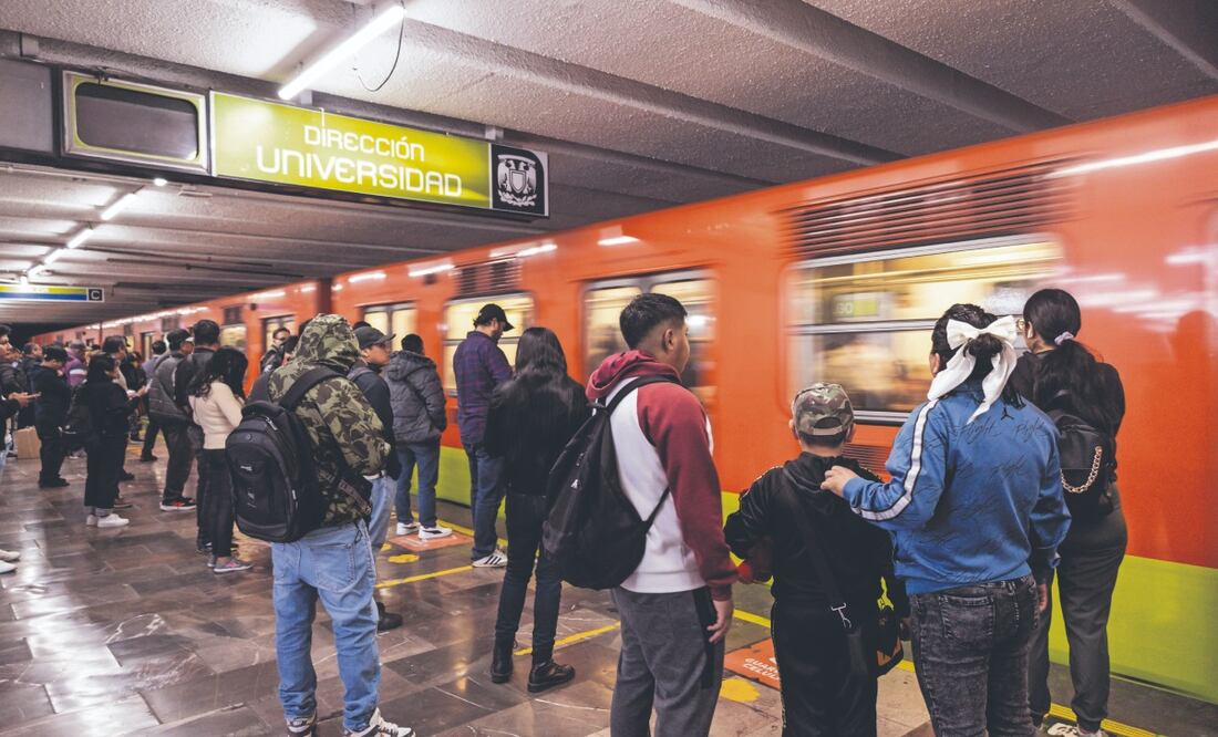 PAN de CDMX asegura que el Metro requiere una intervención millonaria urgente. Imagen ilustrativa. Foto: de YARETZY M. OSNAYA. EL UNIVERSAL