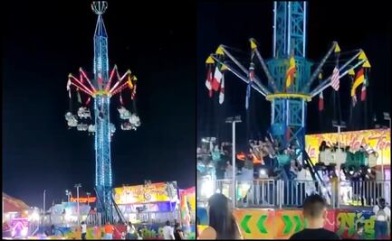 Supuesta falla en juego mecánico provoca pánico y menores lesionados en Expoferia de Apatzingan, Michoacán