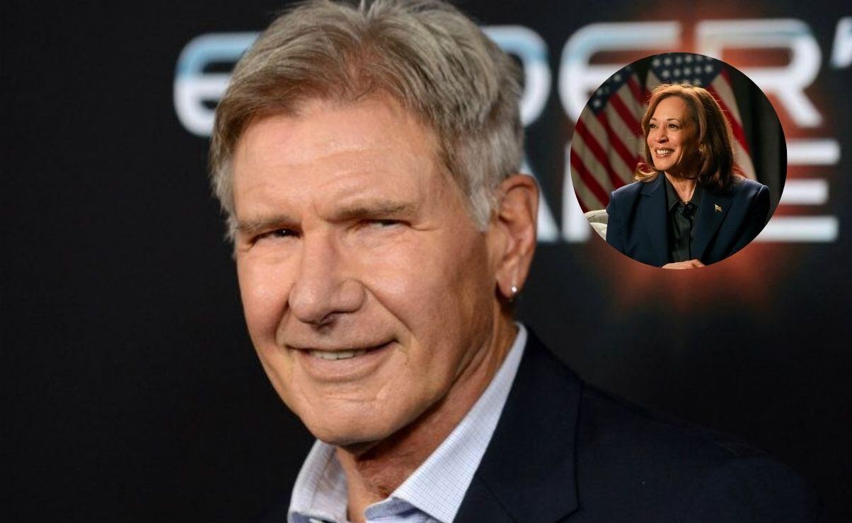 Harrison Ford respalda a Kamala Harris; llama a los votantes a elegir