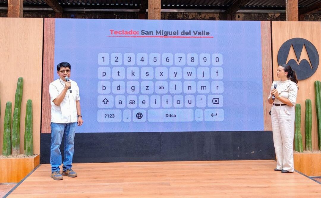 Teclado zapoteco llega a Android. Imagen: David Ochoa