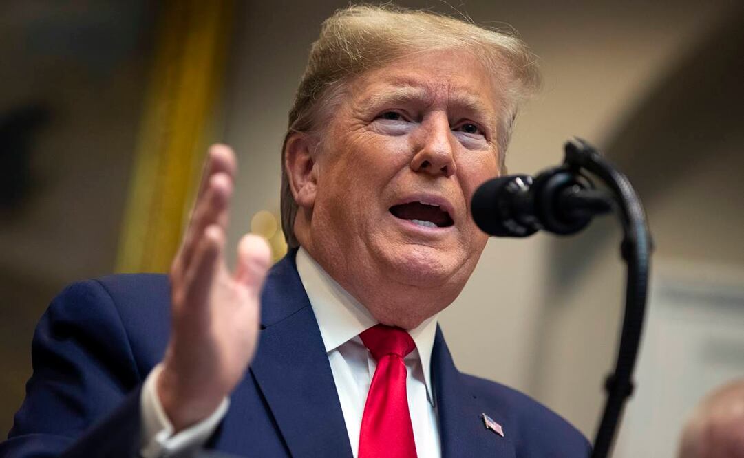 El presidente estadounidense, Donald Trump, pidió a los líderes que no maten a sus manifestantes en las protestas por el derribo del avión ucraniano (Foto: AP)