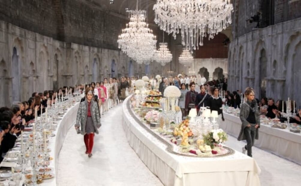 Estos son los más increíbles escenarios de los desfiles de Chanel