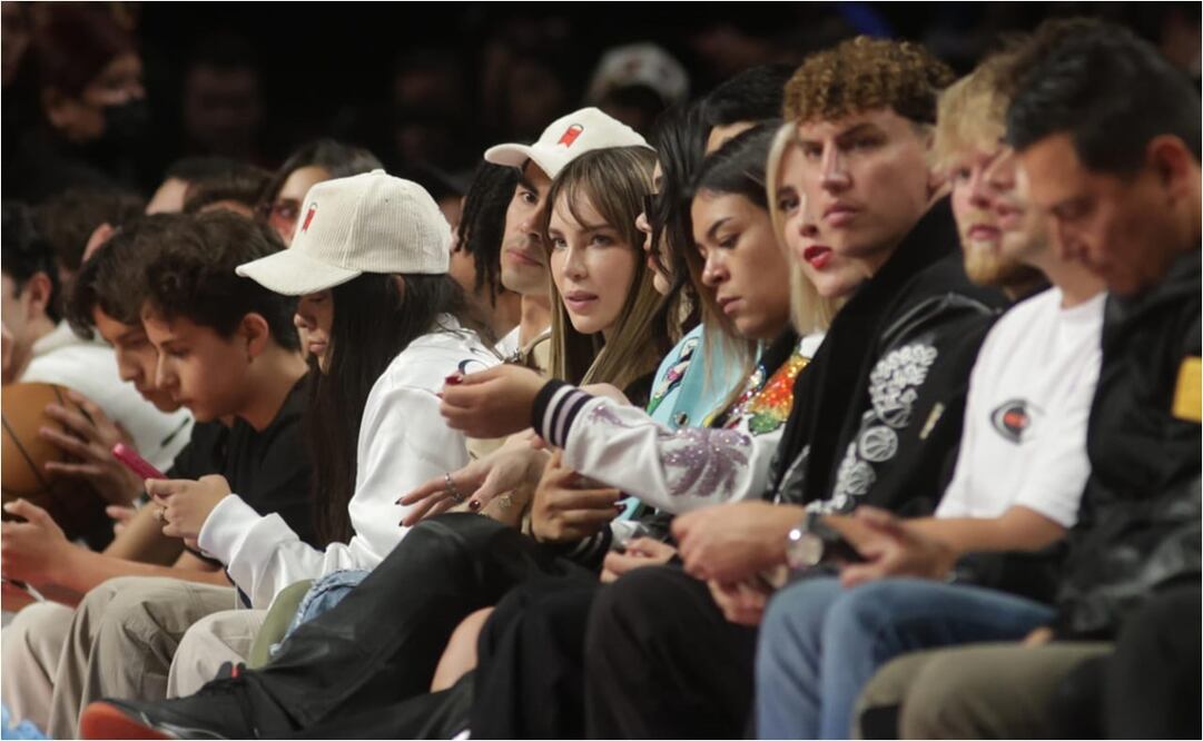Varios famosos asistieron al encuentro entre Wizards y Heat en la Arena CDMX. FOTO: Carlos Mejía/ EL UNIVERSAL