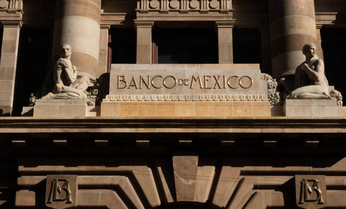 Fachada del banco de México, en la calle de 5 de Mayo 2024, en el Centro Histórico. FOTO: Cuartoscuro