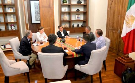 Murat recibe visita de ejecutivos de Mitsubishi, inversores de parque eólico