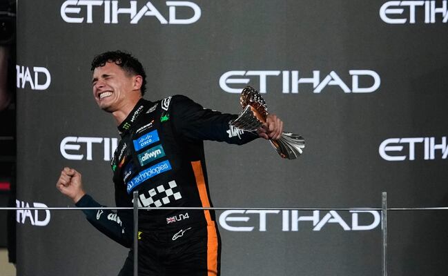 Lando Norris se proclama campeón de Fórmula 1 en el GP de Abu Dhabi