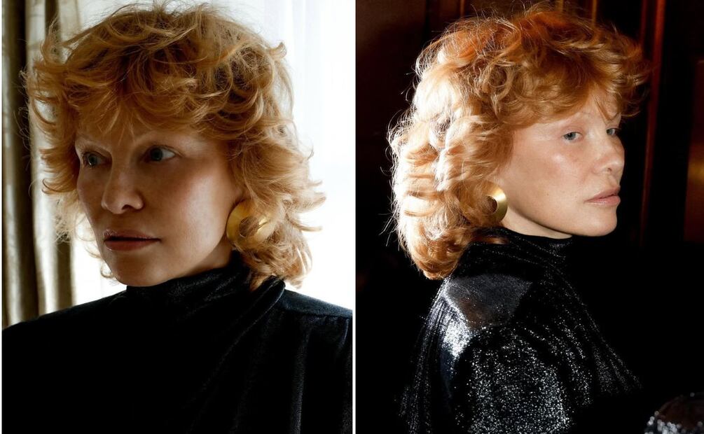 Pamela Anderson se une a la tendencia del "Strawberry Blonde". La actriz asiste al desfile de Mugler. Foto: Especial. Instagram @pamelaanderson