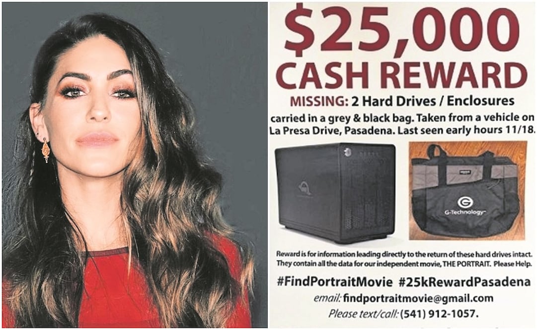 Córdova recorrió ayer las calles angelinas pegando carteles. Foto> Instagram