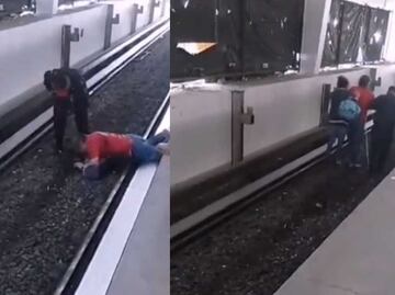 Hombre ciego cae a las vías de Indios Verdes de Línea 3 del Metro, VIDEO
