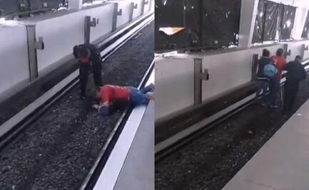 Hombre ciego cae a las vías de Indios Verdes de Línea 3 del Metro, VIDEO