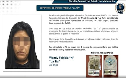 Cae Wendy Fabiola “N”, presuntamente relacionada con el homicidio de Carlos Manzo; se encargaba de filtrar información de operativos 