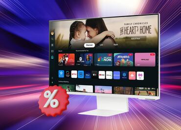 Este monitor Samsung también es Smart TV 4K y tiene casi 30% de descuento