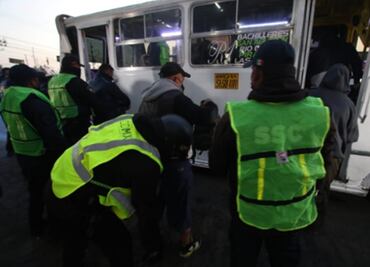 Jefe de la Policía CDMX y edil de Ecatepec encabezan operativo para evitar robo a pasajeros