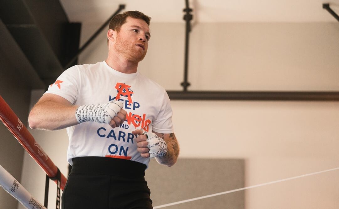 Canelo Álvarez orgulloso de protagonizar el fin de semana más mexicano en Las Vegas FOTO: CANELOTEAM