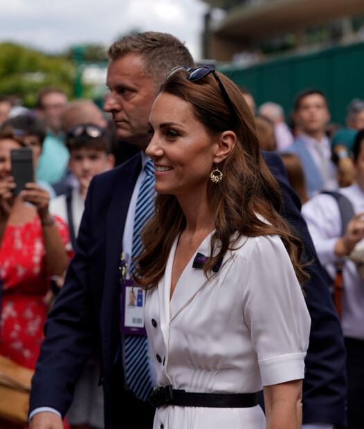 Kate Middleton brilla con vestido ladylike en Wimbledon 2019