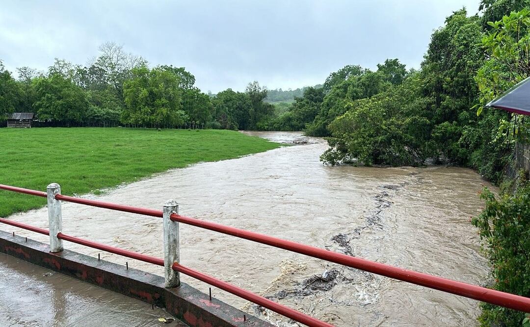 Lluvias fuertes en San Luis Potosí. Foto: Especial