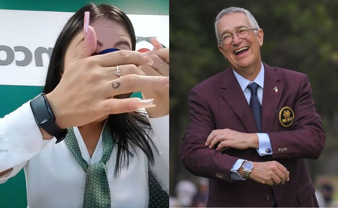 Salinas Pliego defiende a empleada de Banco Azteca por maquillarse en el trabajo. Foto: Redes sociales y Archivo / EL UNIVERSAL