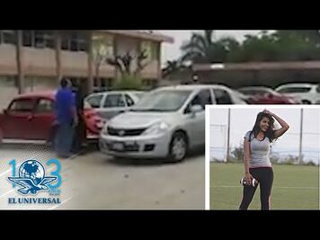 Momento en que detienen a presunto responsable del feminicidio de Mariana