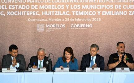 Gobierno de Morelos y municipios que concentran mayores índices delictivos firman convenio; buscan reforzar seguridad