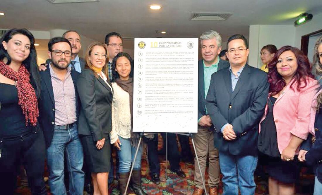 La bancada del PRD presentó ayer su agenda, este documento será impulsado por los asambleístas los próximos tres años (ESPECIAL)