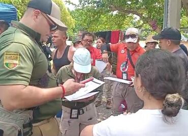 Instituto Nacional de Migración inicia censo de migrantes que integran caravana en Chiapas; este domingo reanudarán su marcha rumbo a CDMX