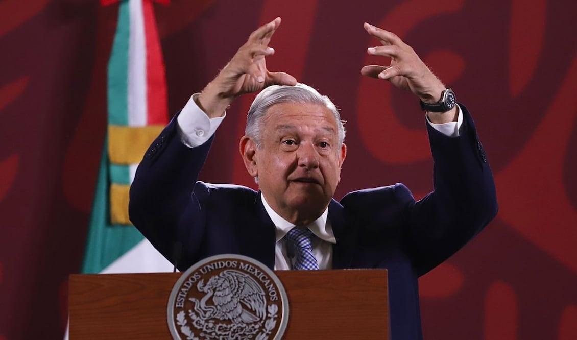 El presidente Andrés Manuel López Obrador informó el nombre de los funcionarios que integrarán el equipo que defenderá la postura mexicana. Foto: Berenice Fregoso
