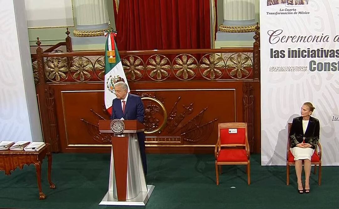 El presidente López Obrador propuso en su pquete de iniciativas que jueces y magistrados sean elegidos por voto popular / Captura de pantalla