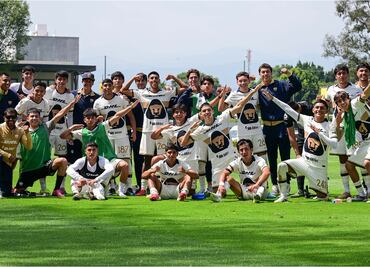 El picante festejo de Pumas Sub-21, tras vencer al América en Coapa