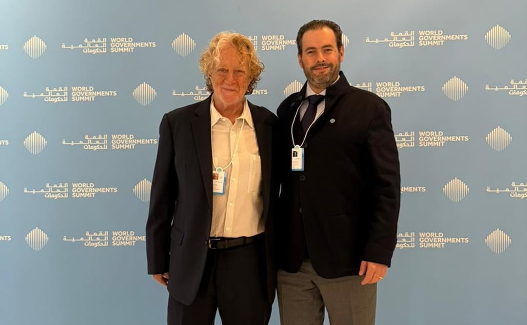 Luis Mandoki y Santiago García Galván. Foto: Cortesía.