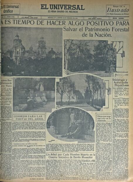 Miguel Ángel de Quevedo, el legendario defensor de árboles desde el Porfiriato