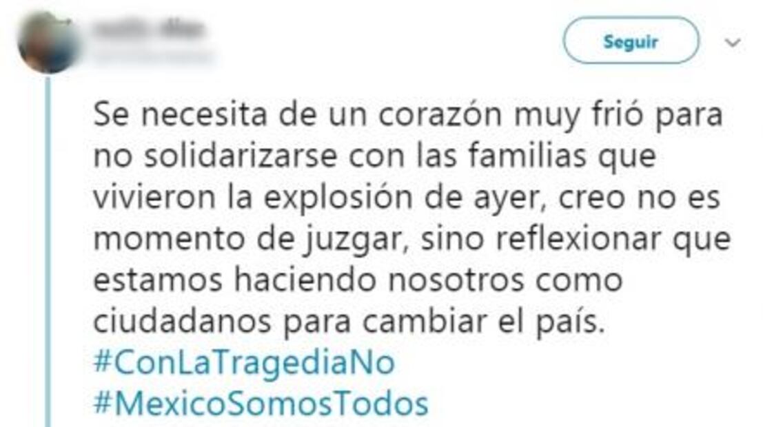 Explosión en Hidalgo divide opiniones en redes sociales