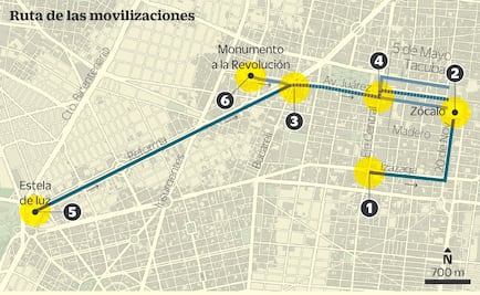 Una concentración y seis marchas por Día del Trabajo