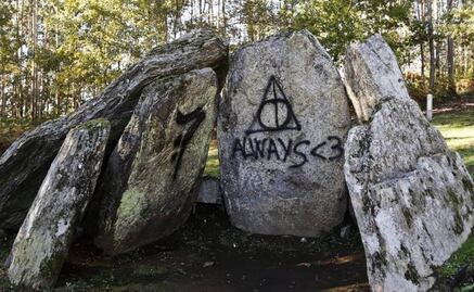 España: Grafiti de Harry Potter aparece en monumento prehistórico 