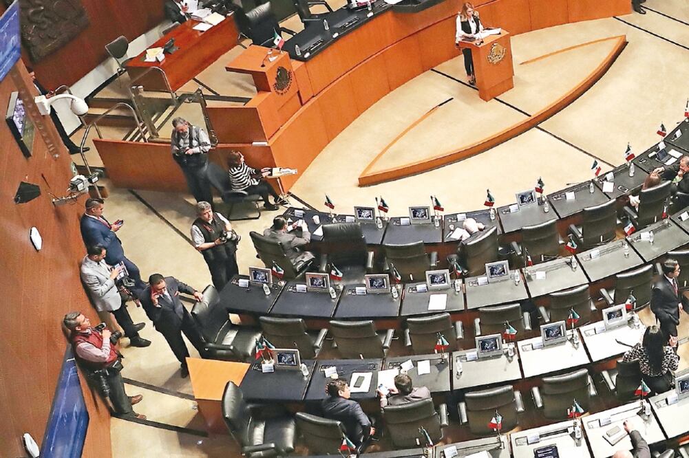 Crítica. Los debates de los senadores sobre la Ley de Seguridad Interior a menudo fueron sólo ideológicos, afirman expertos (ARCHIVO EL UNIVERSAL)