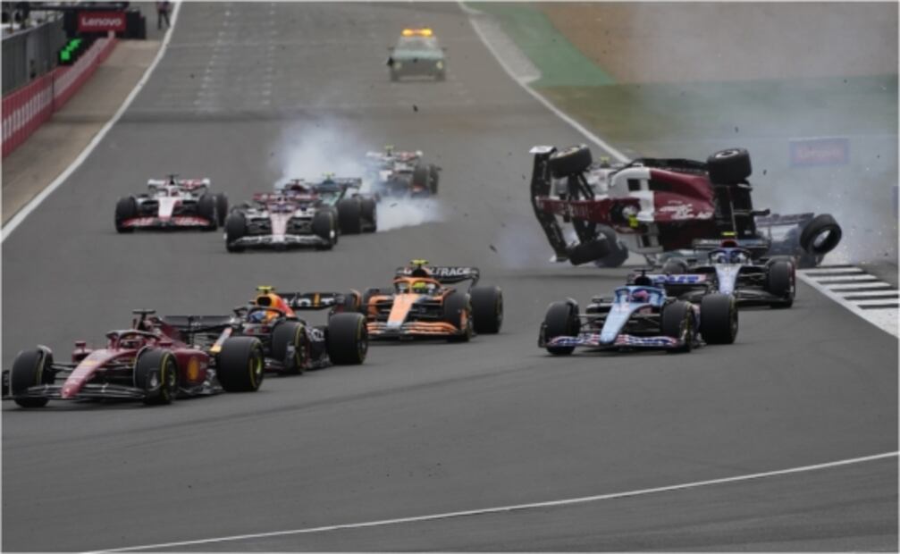 El impactante accidente de f1 en fotos