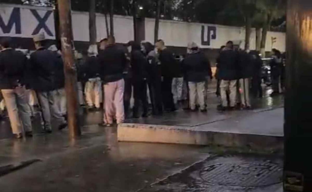Cadetes de la Universidad de Policías realizaron una manifestación. Foto: Captura de pantalla