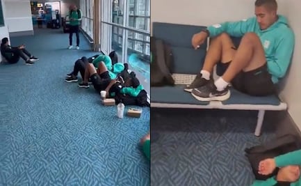 VIDEO: Jugadores del Club León se encuentran varados en el aeropuerto sin poder viajar al siguiente partido de Leagues Cup