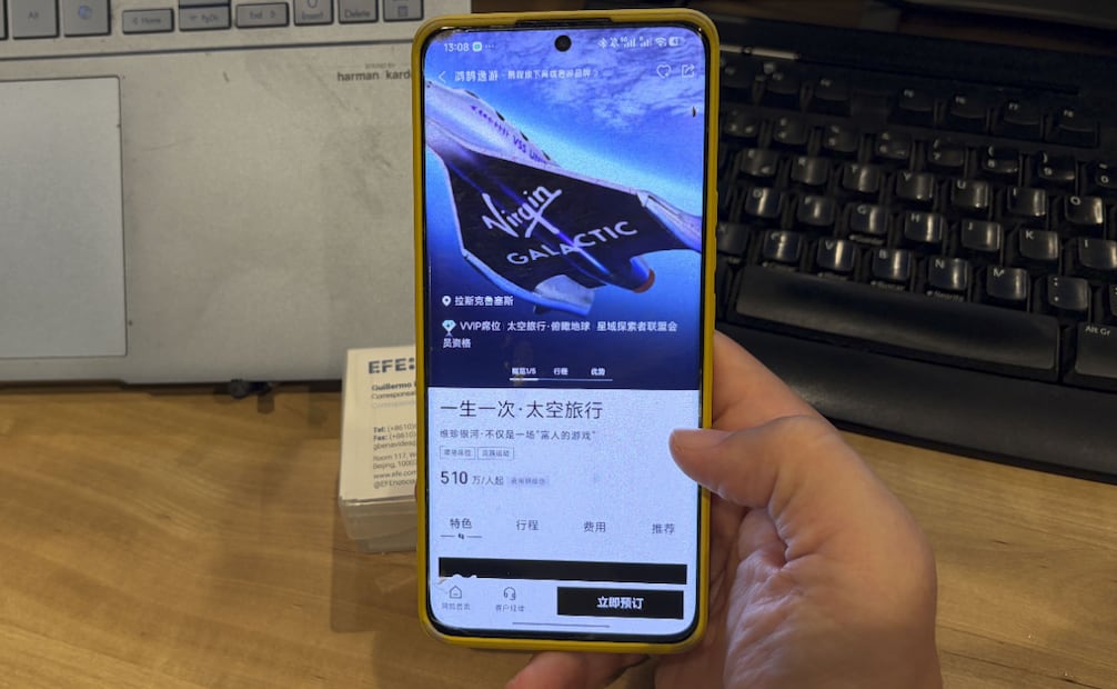 La empresa Ctrip, la más importante del rubro de agencias de viajes en China, ha anunciado que incluirá paquetes de turismo espacial. Foto: EFE/Guillermo Benavides