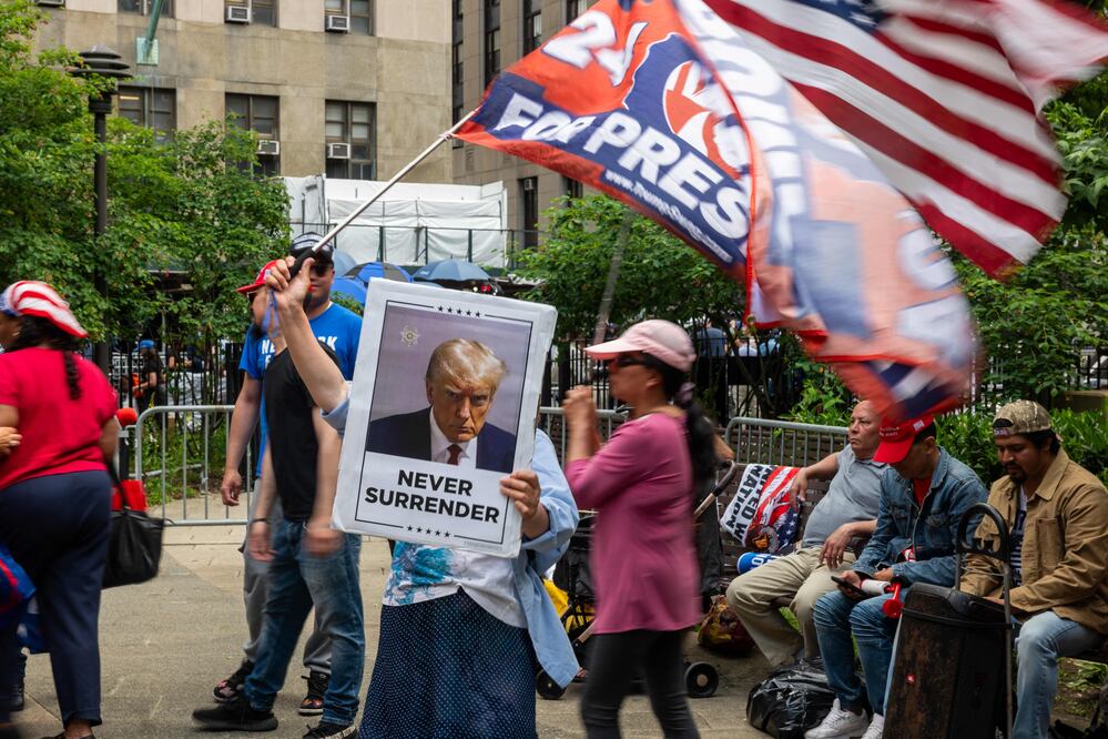 El jurado comenzará las deliberaciones en el juicio por Trump para saber si es culpable o inocente. Foto: AFP/Archivo