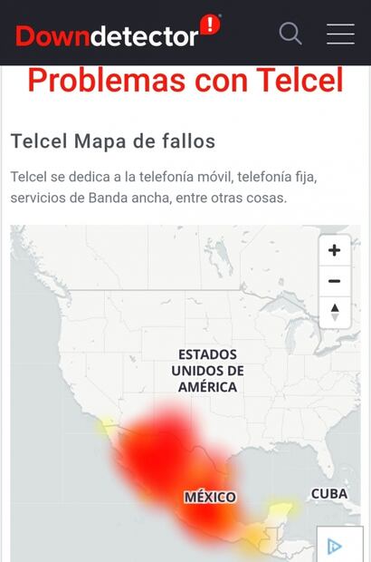 Reportan fallas en servicio de llamadas de Telcel